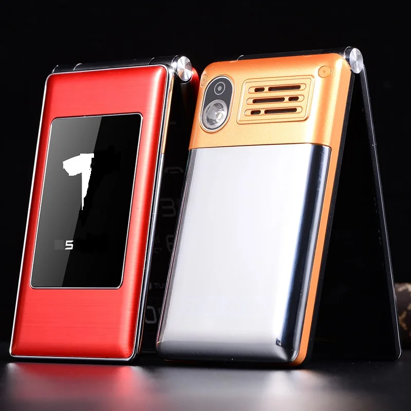 

First Aid Call Message Senior Phone One Key Flashlight Large Keyboard 2.4" Display Dual Sim Speed Dial No FM Black List Mirror