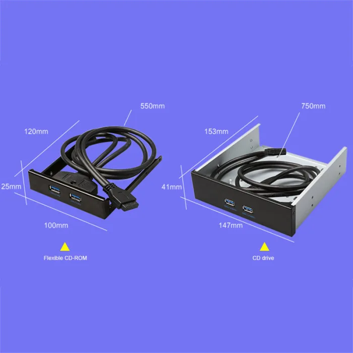 4-портовый USB 3,0 Тип-C 19PIN карты расширения Dual Core Позолоченный разъем OUJ99