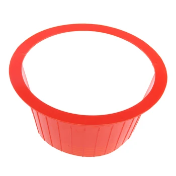 

6.5'' Car Speaker Waterproof Cover Car Horn Plastic Spacer Protective Red
