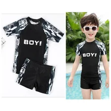 NODELAY/; детская одежда для купания; купальные костюмы из двух предметов; От 2 до 12 лет купальный костюм для мальчиков; детские плавки; купальный костюм с камуфляжным принтом