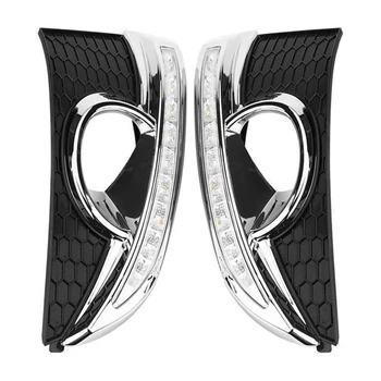 

Drl For Chevrolet Captiva 2011 - 2016 Turn Signal Relay Car-Styling 12V Led Daytime Running Lights With Fog Lamp Hole(Monochroma