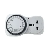 24 Hour Cyclic Timer Switch Kitchen Timer Outlet Loop Universal Timing Socket Mechanical Timer 230VAC 3500W 16A UK EU CN US Plug 2