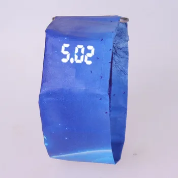 

Upgrade Waterproof Creative Wristband Paper Watch LED Clock Watch Accessories Digital Paper Strap Watches Sport Watch Wristwatch