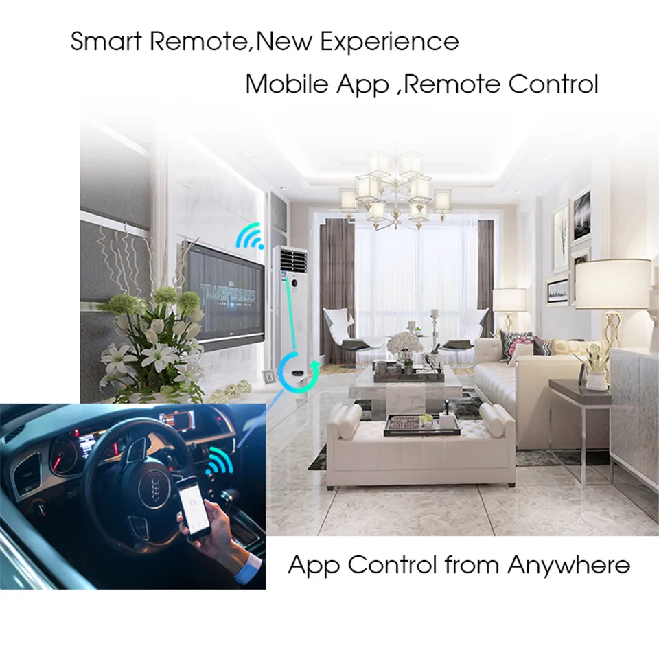 Wifi смарт ИК пульт дистанционного управления Инфракрасный Универсальный умный жизнь приложение управление один для всех управления работает с Alexa Google Home