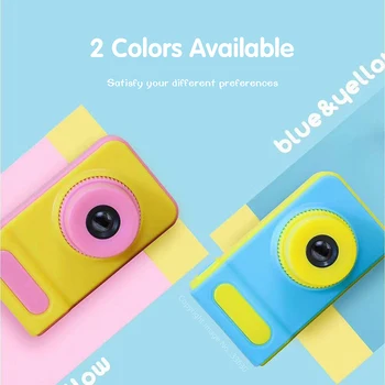 

Children Mini Camera HD 1080P Portable Digital Video Photo Camera 2 Inch Screen Display Children For Kid Game Study Camera Gift