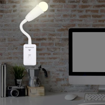 

Remote Control Bulb Lamp Holder LED Light Base Socket Adjustable Small E27 Adapter for Household Bedroom Ornaments