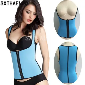

SXTHAENOO Sexy Women Body Shaper Shapewear Waist Training Trainer Fitness Lose Weight Corset Plus Size