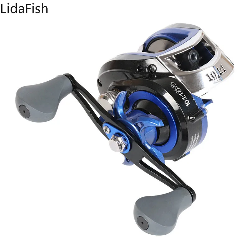 

19+1BB Strong Drag Power 10KG Max Drag Baitcasting Fishing Reel 10.1:1 Gear Ratio Metal Spool Carp Fishing Wheels