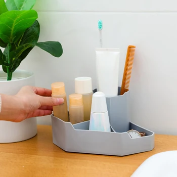 

Newest Simple Desktop Cosmetics Corner Storage Box Nordic Creative Home Remote Control Finishing Box Makeup Organizer