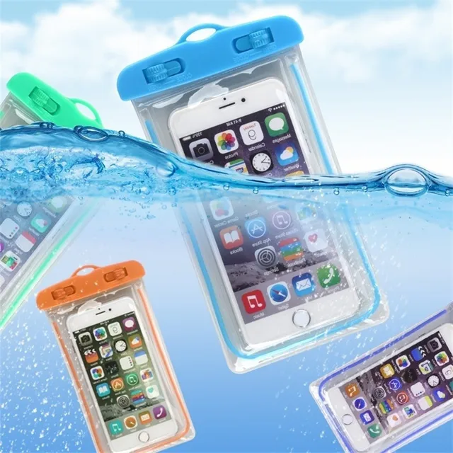 US $1.79 3.5-6Inch Waterproof Phone Pouch Drift Diving Swimming Bag Luminous Underwater Dry Bag Case Cover F