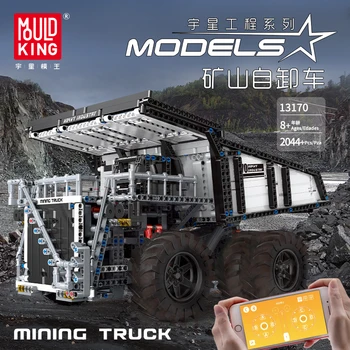 

MOC-29973 RC Technic Series Car Compatible With Lepining Motorized Mining Truck T284 Model Kit Building Blocks Bricks Kids Toys