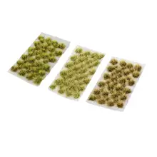 

39x War World Scenics Self Adhesive Static Grass Tufts,Model Railway Wargame Scenery Railroad Modelling Diorama Miniature