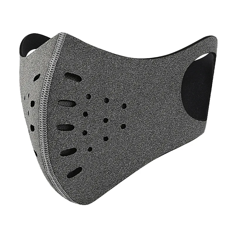 

Unisex Cycling Mask With KN95 Filter Protective Cycling Mask Activated Carbon Anti-Pollution Sport Training Bike Facemask Black