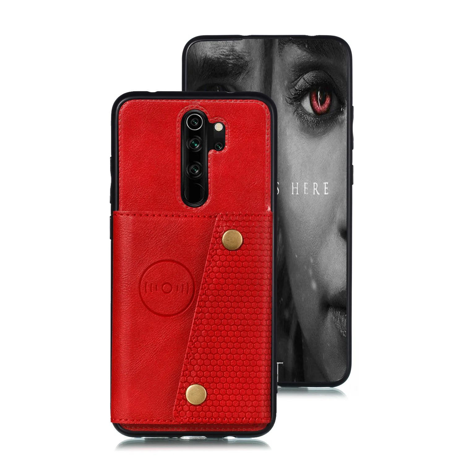 Красный Xiomi Note8 Redmi Note 8 Pro Чехол держатель для карт кошелек чехол для Xiaomi Redmi Note 8 Global чехол из искусственной кожи с магнитной подставкой - Цвет: Красный