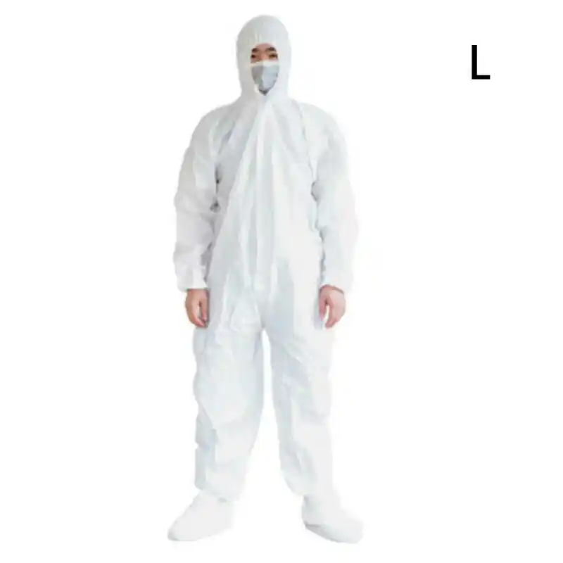 white disposable overalls