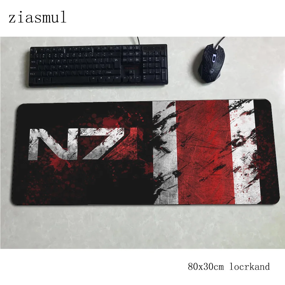 N7 padmouse 80x30 см игровой коврик для мыши подарок на Хэллоуин большой коврик для мыши геймерский компьютерный стол большой коврик notbook mousemat pc