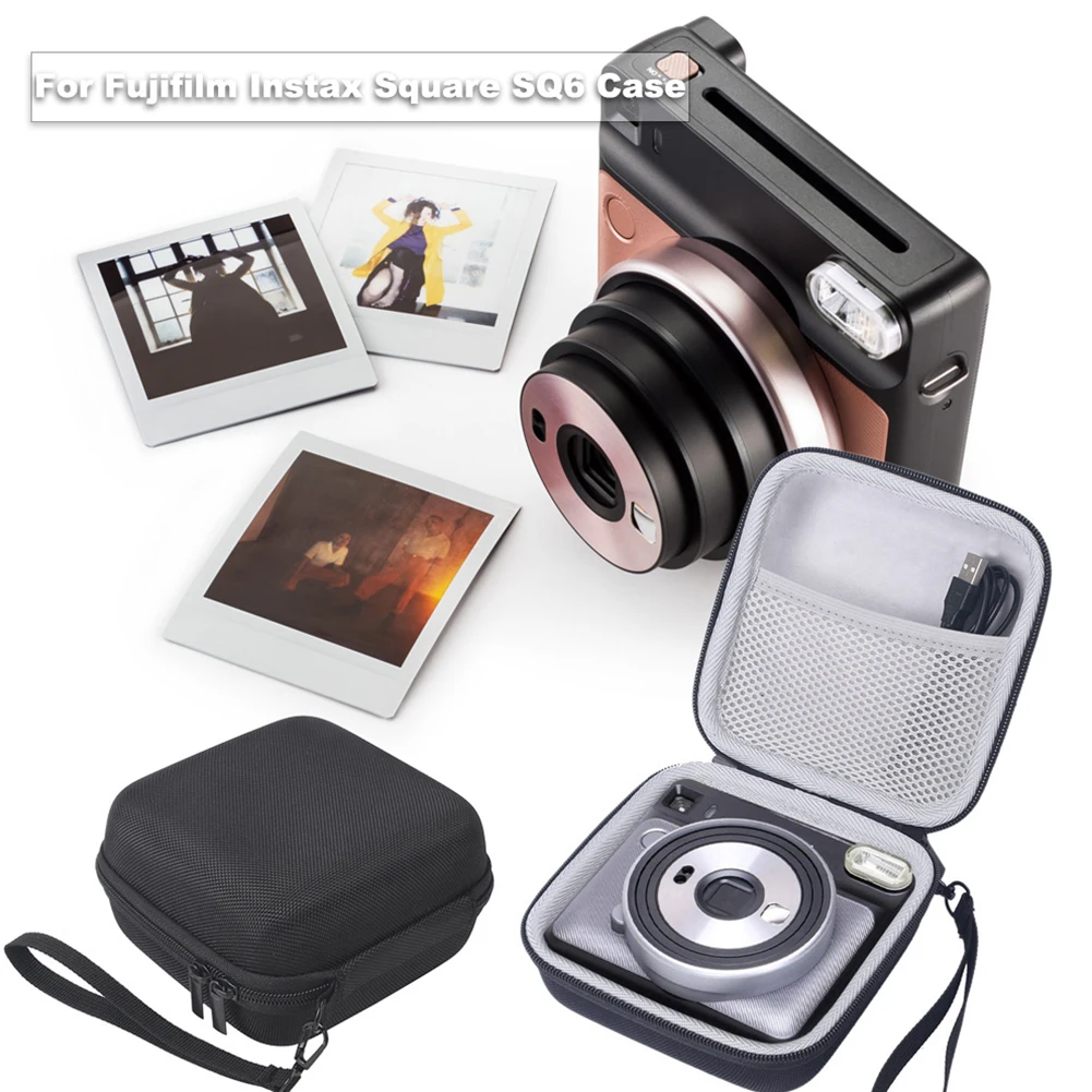 

Portable Anti Dirty With Hand Strap Protective Storage Box Bag Carrying Mini Instant Film Camera For Fujifilm Instax Square SQ6