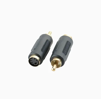 

Gold Plated Premium S-Video 4Pin Female Jack to RCA Male Video Adapter