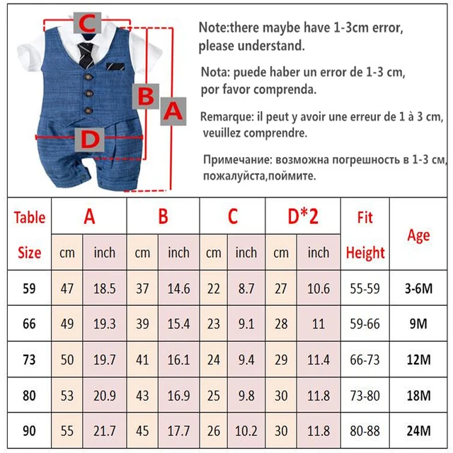 Baby Boy Clothes Summer Cotton Formal Romper Gentleman Tie Outfit Newborn One-Piece Clothing Handsome Button Jumpsuit Party Suit 6