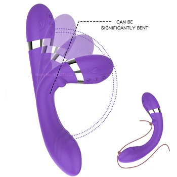 Double Vibration Magic Wand Vibrator for Women Vagina Massager Dildo Female Clitoris Stimulator Masturbator Sex Toy Adult 18 5