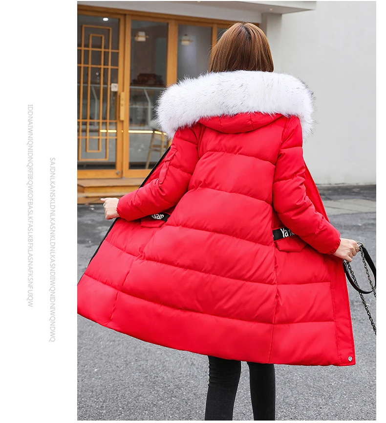 Big Size 6XL 7XL 8XL Women Jacket Winter Fur Hooded Parkas Female Plus Size Loose Women Thick Warm Cotton Women Long Coat Winter