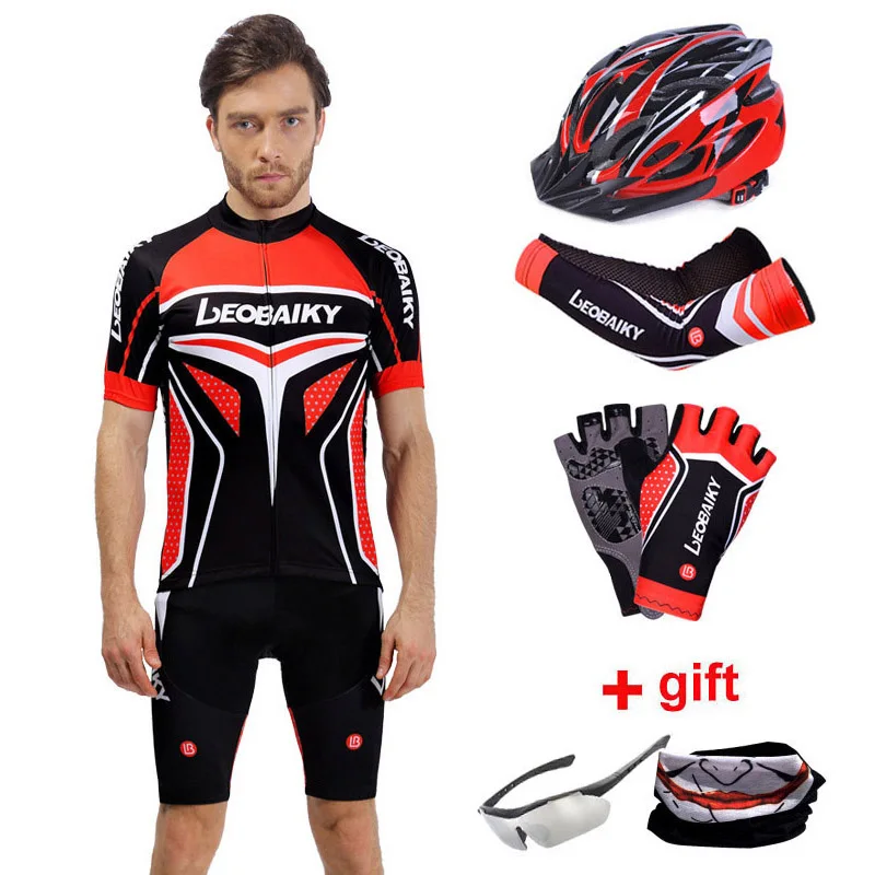 men full set Летний женский комплект из Джерси для велоспорта Pro Team, одежда с коротким рукавом для горного велосипеда, Мужская одежда для велоспорта, Детские Семейные костюмы для велоспорта - Цвет: men full set