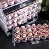 5 Layers Nail Accessories Storage Box Cosmetic Storage Acrylic Organizer Jewelry Transparent Display Rack Plastic Drawer Box ► Photo 2/6