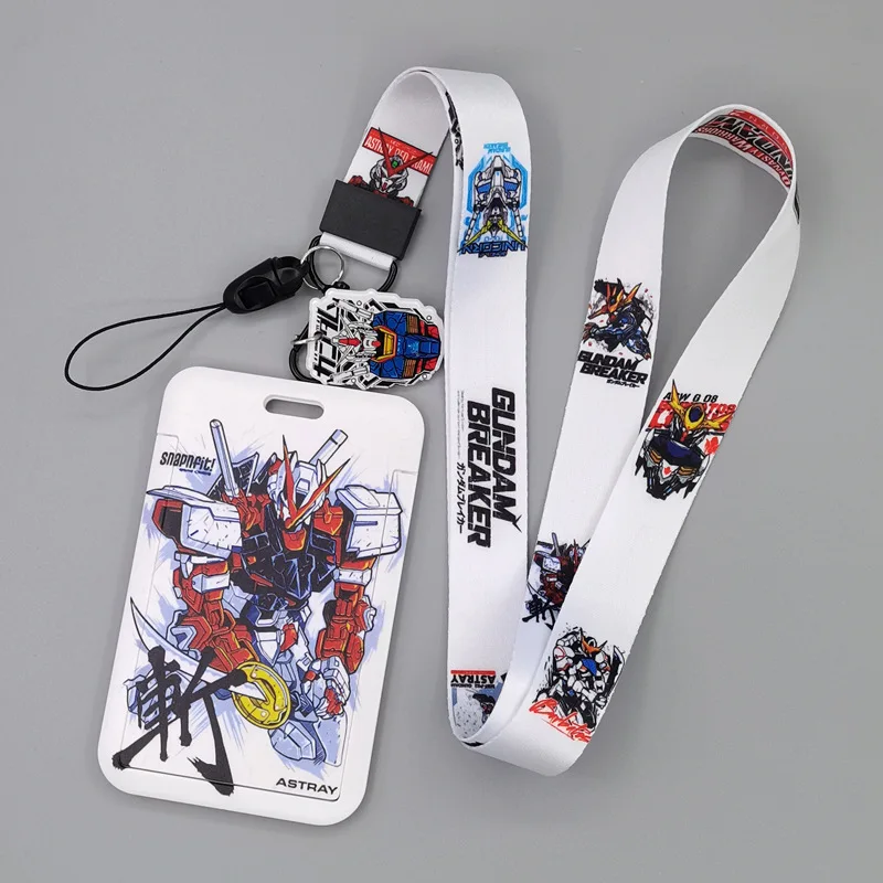 Japanese Anime Card Cases card Lanyard Key Lanyard Cosplay Badge ID Cards Holders Neck Straps Keychains 1 set id card case card holder id card holder