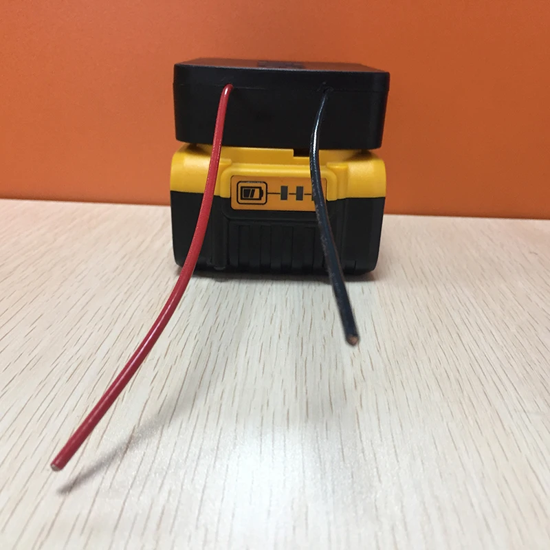 12 стандартный провод износостойкий адаптер батарея адаптер для DeWALT 20V Max Li-Ion батареи DCB184/DCB204/DCB205/DCB200/DCB203/DCB606