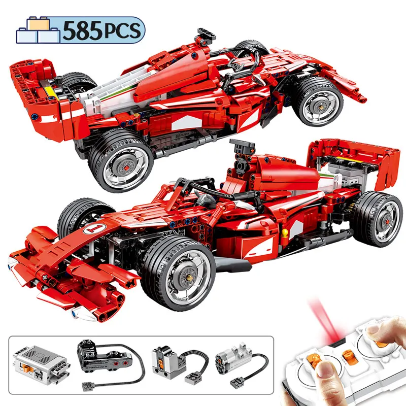 SEMBO 585 шт. город RC F1 модель автомобиля уравнение строительные блоки техника