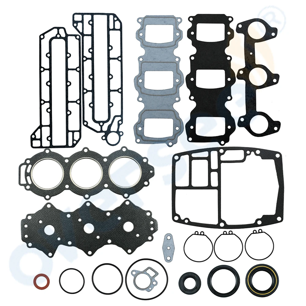 6K5-W0001 Power Head Gasket Kit For Yamaha Outboard Motor 3 cylinder 60HP 2stroke Parsun Powetec Seapro,Hdx;6K5-W0001-00