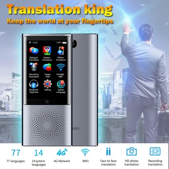 

boeleo smart AI global translator voice instant portable vidro bateria multi languages multilingue de voyage de voz simultaneo