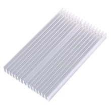 100X60X10 мм кулер DIY Алюминиевая решетка форма теплоотвод чип для IC светодиодный транзисторный модуль радиатора специальное охлаждение