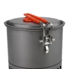 1.5L Camping Heat Exchanger Pot Outdoor Portable Cookware Picnic Quick Heating Kettle Folding Handle Pot 1-2 Person 4