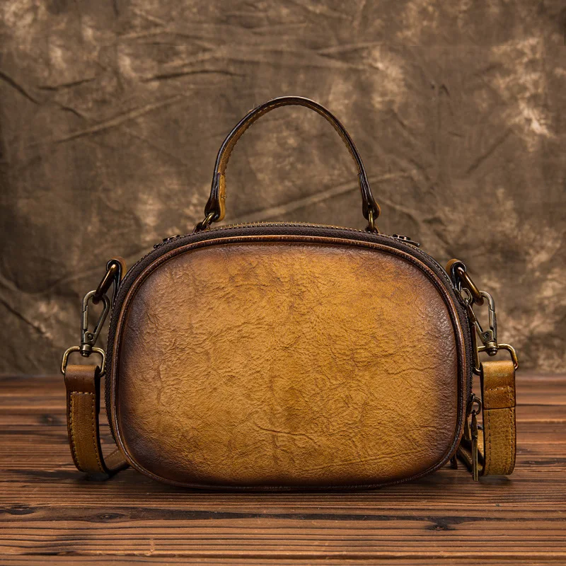 

WERAIMJX 2019 Retro Women Handbags Totes High Quality Genuine Leather Bags For Women Small Shoulder & Crossbody Bag bolso mujer