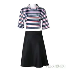 

Japanese Anime Cos fit for man&woman cosplay High-quality uniform costume Manga Character full set Top and Skirt