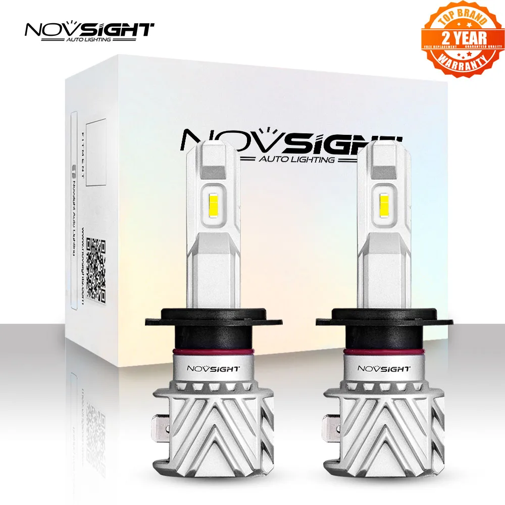 

NOVSIGHT 1:1 Mini Led H7 6000K Car Headlight Bulbs Led H4 H1 H11 H8 HB4 9005 HB3 9006 Driving Lamp 50W 10000LM 12V Fog Light