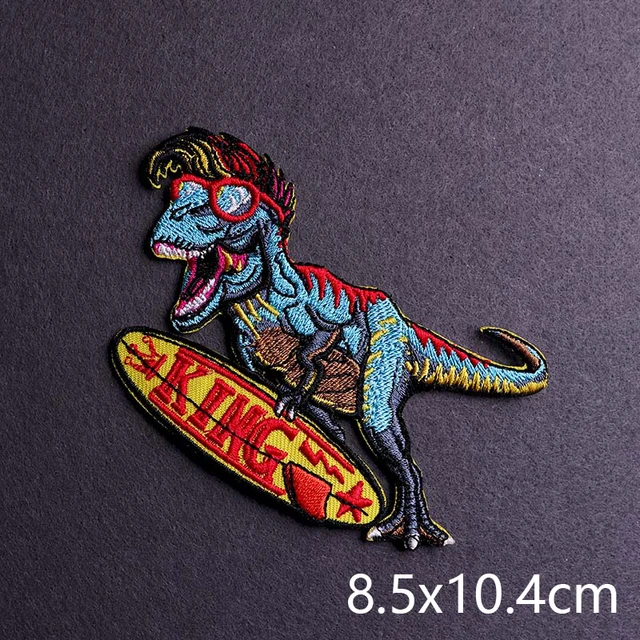 Hip-hop Rock/Music Patch Iron On Patches For Clothing Thermoadhesive Patches On Clothes Embroidery Patch Punk Joker Stickers PE6187CT