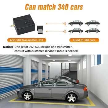 Garage Door Remote Opening Receiver 2.4G Smart Bluetooth Connection， Control USB Port Access Control System Transceiverdevice 1