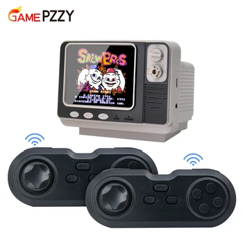 

Mini Retro TV Game Console Handheld Video Game Console with 2 Wireless Controllers Built-in 108 Different Games For NES AV Out