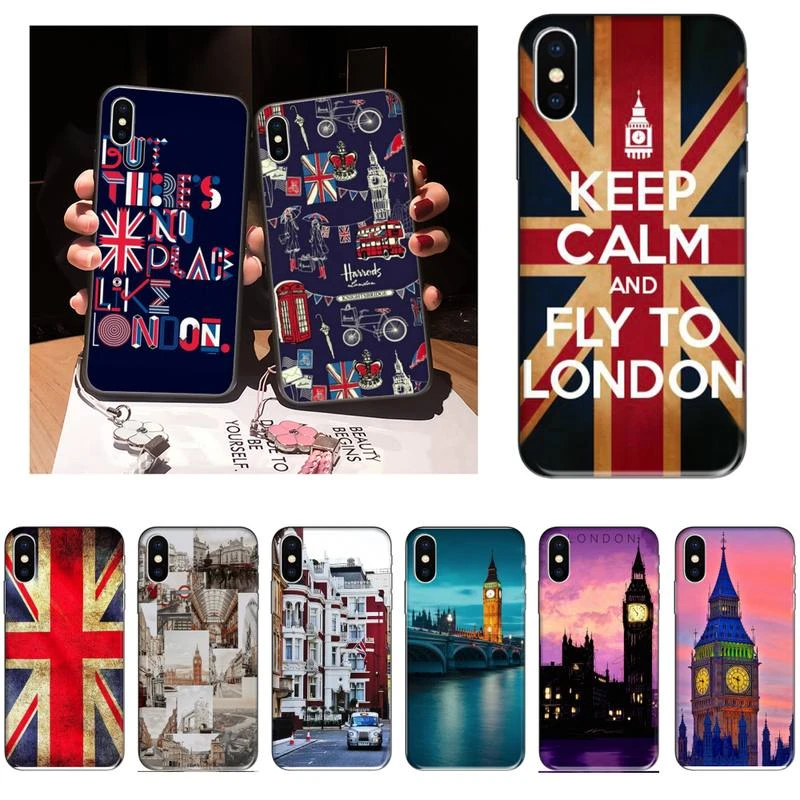 Zororong london gb Phone Case For iPhone 12 Mini 11 Pro XS Max X XR 7 8  Plus|Phone Case & Covers| - AliExpress