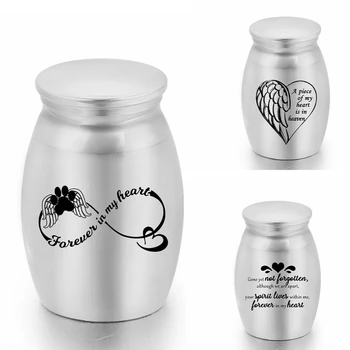 

Alloy Urn Pet Dog Cat Bird Mouse Cremation Urn Urn Urn Coffin Ashes Pet Memorial Letter Urn Pet Attribution