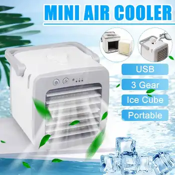 

5W Mini Air Conditioner Fan Portable 3 speed mode Personal Space Fan Cooler USB Cooling The Quick Easy Way To Cool Fan For Home