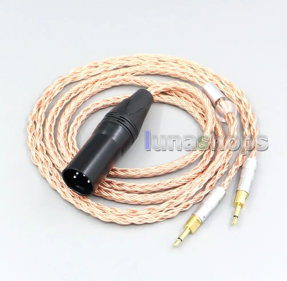 XLR 3 4 Pole 6 5mm 16 Core 99 7N OCC Headphone Cable For Sennheiser HD700 Earphone LN006844