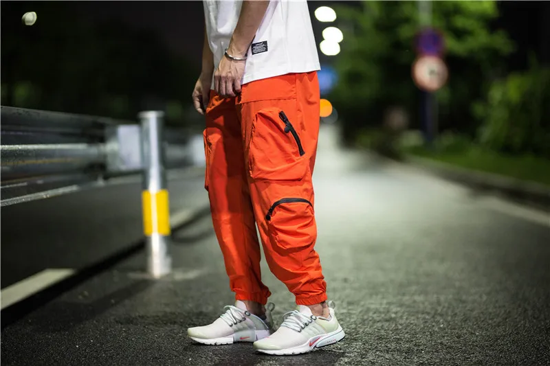 DUYOU, мужские повседневные Хип-хоп штаны с лентами, Харадзюку, шаровары, джоггеры, спортивные штаны, уличная одежда