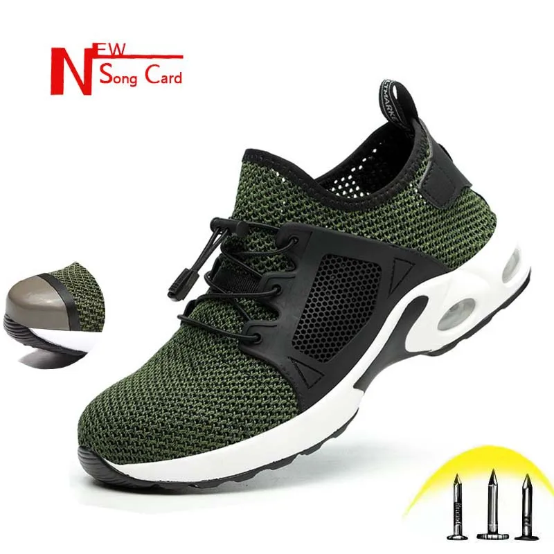 Zapatos De Seguridad Transpirabl Para Hombre, Botas De