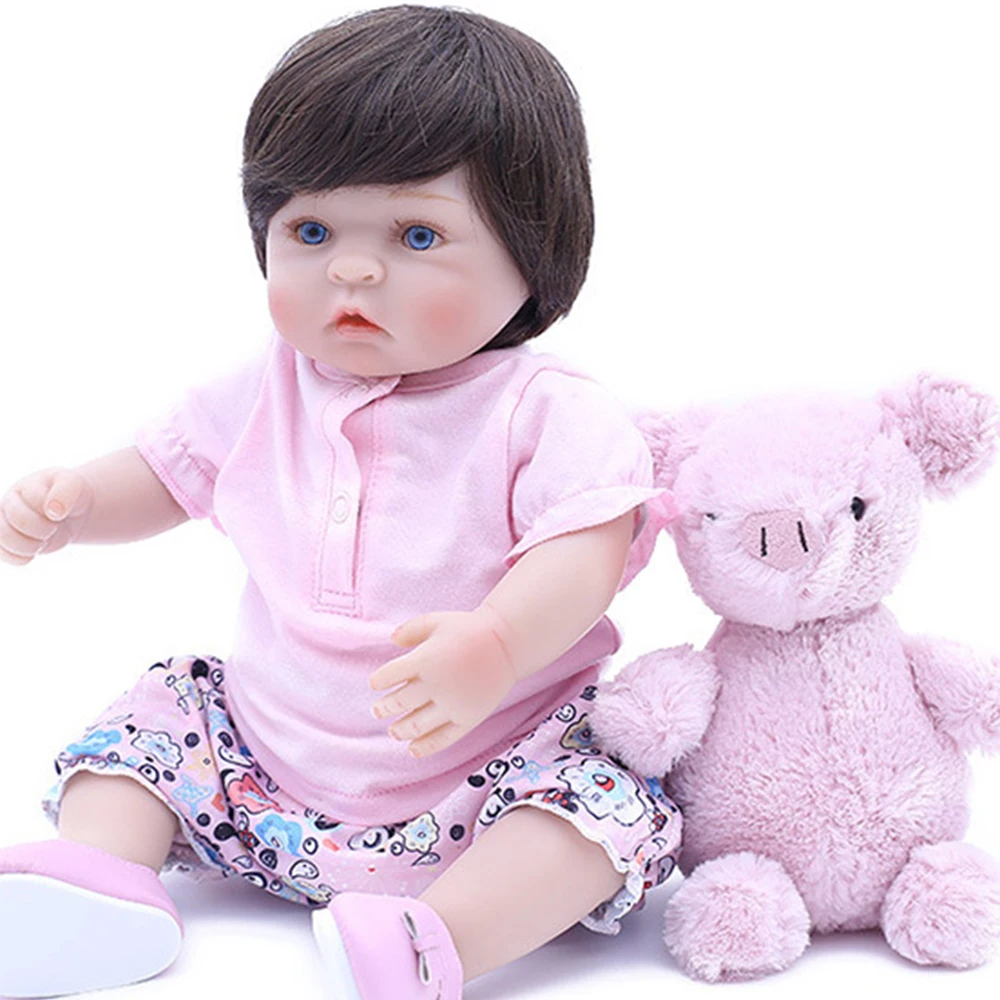 Bebe Кукла Новорожденный 40 см мягкий силикон-Виниловый reborn baby doll милые игрушки для девочек boneca для ребенка подарок на день рождения playmate