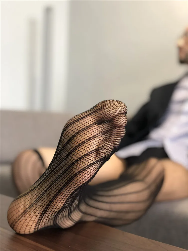 Носки без пятки, нарядные носки, подарки для мужчин, прозрачные носки, экзотическая официальная одежда, костюм для мужчин, сексуальные прозрачные носки в деловом стиле, носки в сеточку
