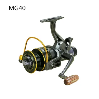 

Wheel Spinning Reel Front Rear Foldable Wooden handle Rivers Ponds 10+1BB