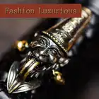 Unisex handgemachte leder vertikale brieftasche Krokodil leder gewebt lange zipper tasche Vintage Chinesischen stil kupplung tasche - 2